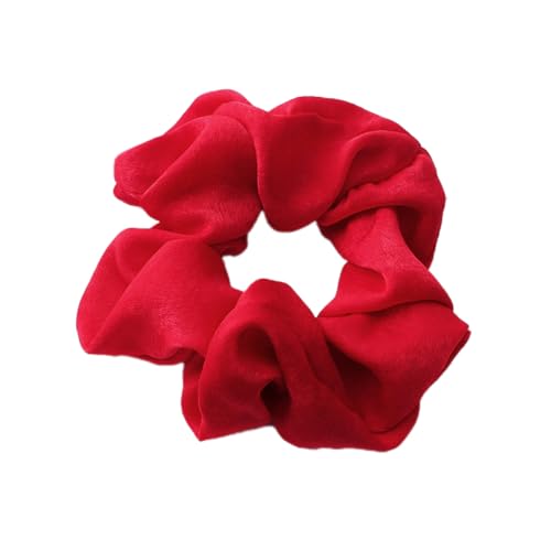 5 Stück Samt Scrunchies Haargummis für Damen,Einfarbige Elastische Dicke Bänder,Haargummis Elastische Haarbänder,Haare Ringe,Haarring des Dickdarms,Haargummi Haare Ringe Damen,Rot von Whakano