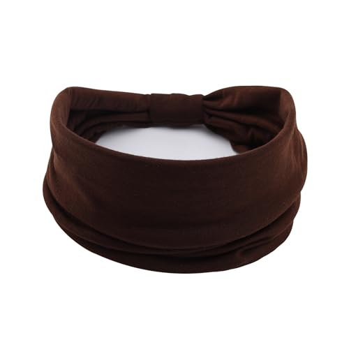 Elastische Haarreifen Weiche Stirnbänder Schweißband Breit Haarband Damen für Alltag,Fitnessstudio,Yoga,Sport,Waschen,Mode Ohrenwärmer Headbands Haarschmuck,Unisex,Dunkelbraun Elastische Haarreifen Weiche Stirnbänder Schweißband Breit Haarband Damen für Alltag,Fitnessstudio,Yoga,Sport,Waschen,Mode Ohrenwärmer Headbands Haarschmuck,Unisex,Dunkelbraun von Whakano