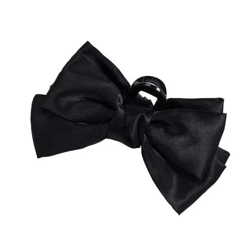 Große Haarschleifen für Damen,Rutschfeste Haarspangen,Haarklammern Hair Clip Claw Clip,Starker Halt,Krallenklammern Haarstyling-Zubehör für Frauen,Party Strand Pool Urlaub,Schwarz von Whakano