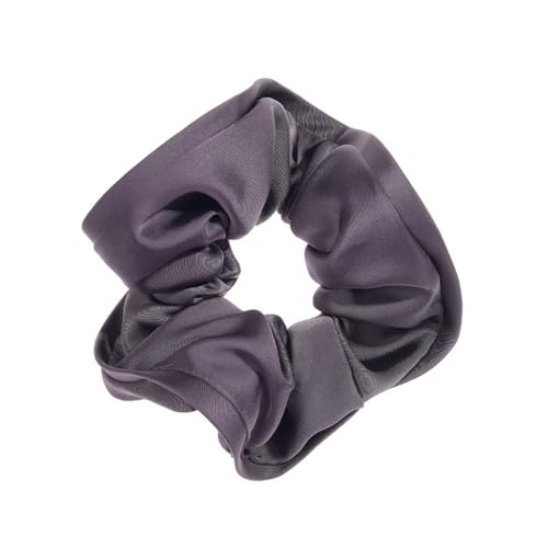Modisch Haargummis für Damen,Groß Haargummi-Halter Scrunchies Haare Ringe Haarschmuck Haarbänder Gummibänder,Halt Elastische Weiche Bänder für Pferdeschwanzhalter,Party,Festival,Grau von Whakano