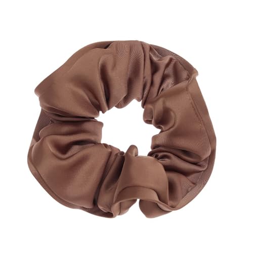 Modisch Haargummis für Damen,Groß Haargummi-Halter Scrunchies Haare Ringe Haarschmuck Haarbänder Gummibänder,Halt Elastische Weiche Bänder für Pferdeschwanzhalter,Party,Festival,Kaffee von Whakano