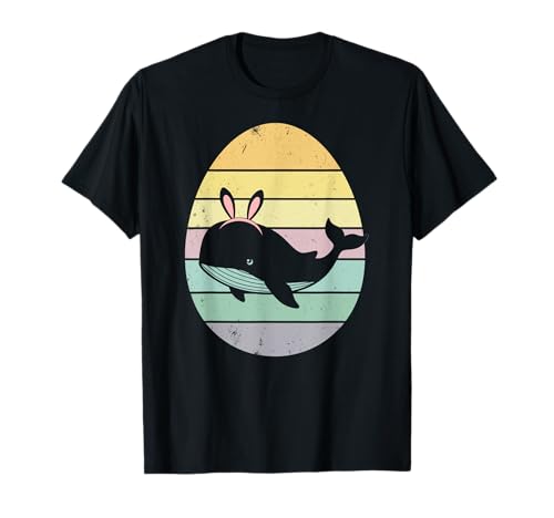 Retro Osterei Wal Ostern Tag Damen Herren Kinder T-Shirt Retro Osterei Wal Ostern Tag Damen Herren Kinder T-Shirt von Whale Lovers Easter Day Costume for Boy Girl