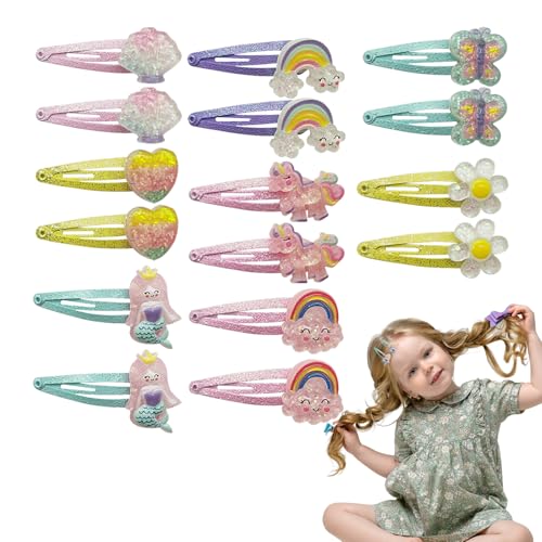 WhaleO 16 Stück Haarspangen Mädchen Haarspange Mädchen Haarclips Haarspangen Kinder Unicorn Meerjungfrau Schmetterling Blumen Muschel Regenbogen Herzen WhaleO 16 Stück Haarspangen Mädchen Haarspange Mädchen Haarclips Haarspangen Kinder Unicorn Meerjungfrau Schmetterling Blumen Muschel Regenbogen Herzen von WhaleO