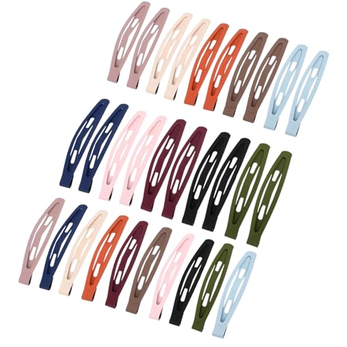 WhaleO 30 Stück Haarspangen Damen Mädchen 6cm Haarklammer Bunt Haarspange Metall Haarspange für Feines Haar Haarclips Damen Hairclip Spangen Haare Haarstyling Zubehör Haarherstellung Salonbedarf WhaleO 30 Stück Haarspangen Damen Mädchen 6cm Haarklammer Bunt Haarspange Metall Haarspange für Feines Haar Haarclips Damen Hairclip Spangen Haare Haarstyling Zubehör Haarherstellung Salonbedarf von WhaleO
