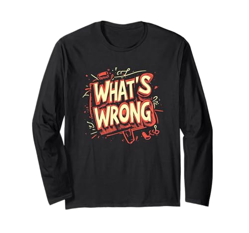 Awesome What's Wrong Kostüm für Jungen und Mädchen Langarmshirt Awesome What's Wrong Kostüm für Jungen und Mädchen Langarmshirt von What's Wrong Outfit