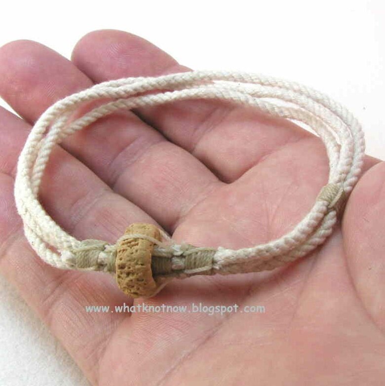 Armband Seil Multiständer Größe L 3117 von WhatKnotShop