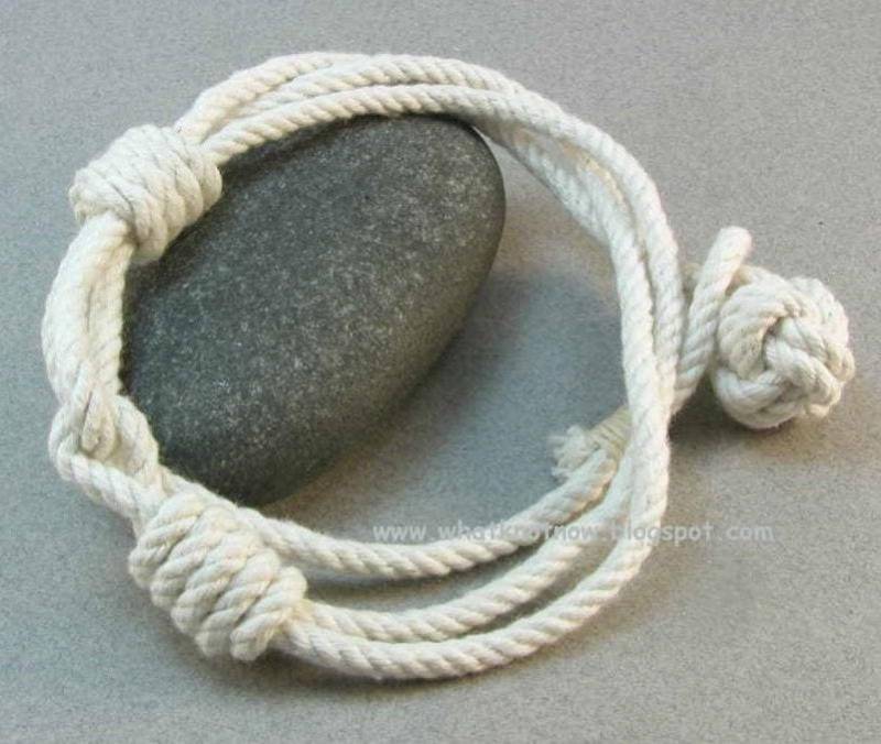 Schiebeknoten Armband Größe L 2569 von WhatKnotShop