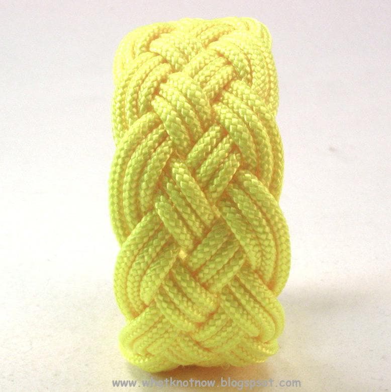 Hellgelbes Seilarmband 3902 von WhatKnotShop