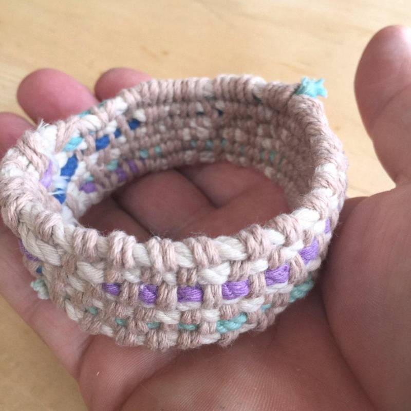 stoffarmband Mit Offener Bindung Gr. L 4093 von WhatKnotShop