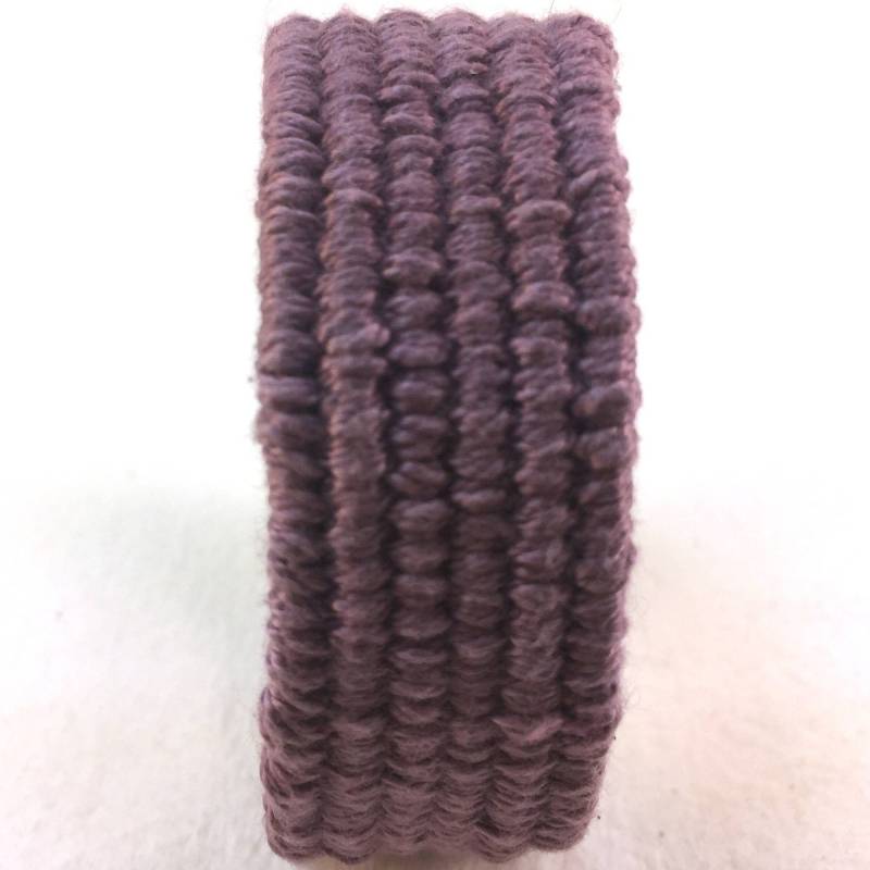 Pflaume Violettes Armband Baumwolle Gr. S 4236 von WhatKnotShop