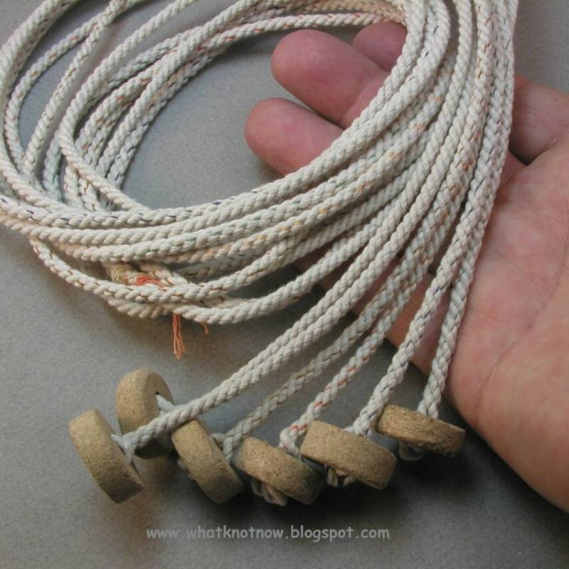 Wickelarmband Mit Korkknopf 3528 von WhatKnotShop