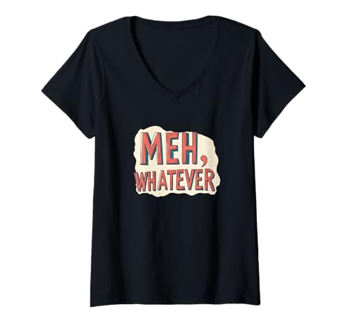 Damen Netter Mann, was auch Immer für EIN Sprachemblem T-Shirt mit V-Ausschnitt Damen Netter Mann, was auch Immer für EIN Sprachemblem T-Shirt mit V-Ausschnitt von Whatever Outfit