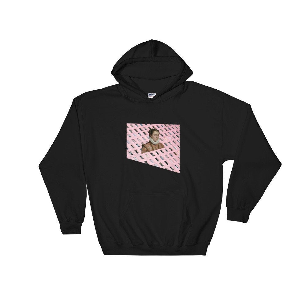 Fenster Rosa Unisex Kapuzenpullover von WhateverPrints