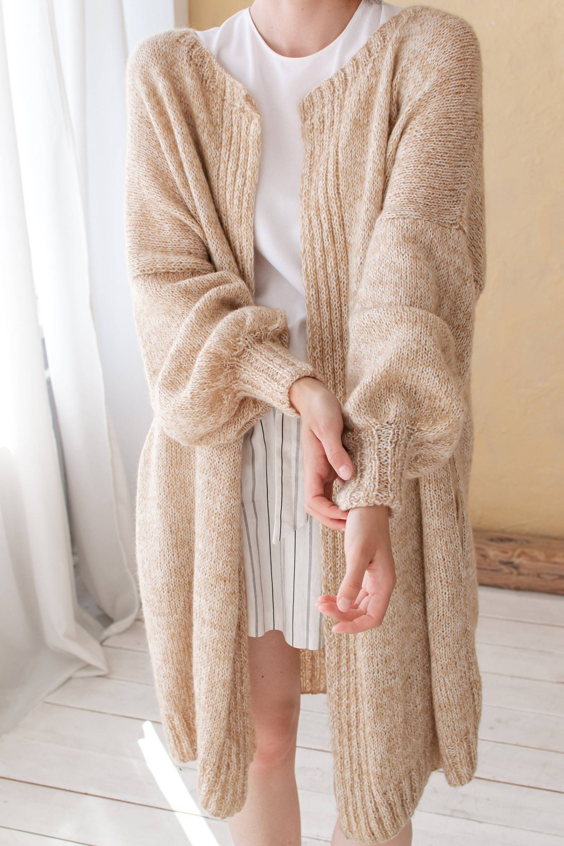 Lange Wolle Strickjacke, Mohair Wollpullover, Handgemachte Strickjacke Lange Wolle Strickjacke, Mohair Wollpullover, Handgemachte Strickjacke von WhatsYourStoryStudio