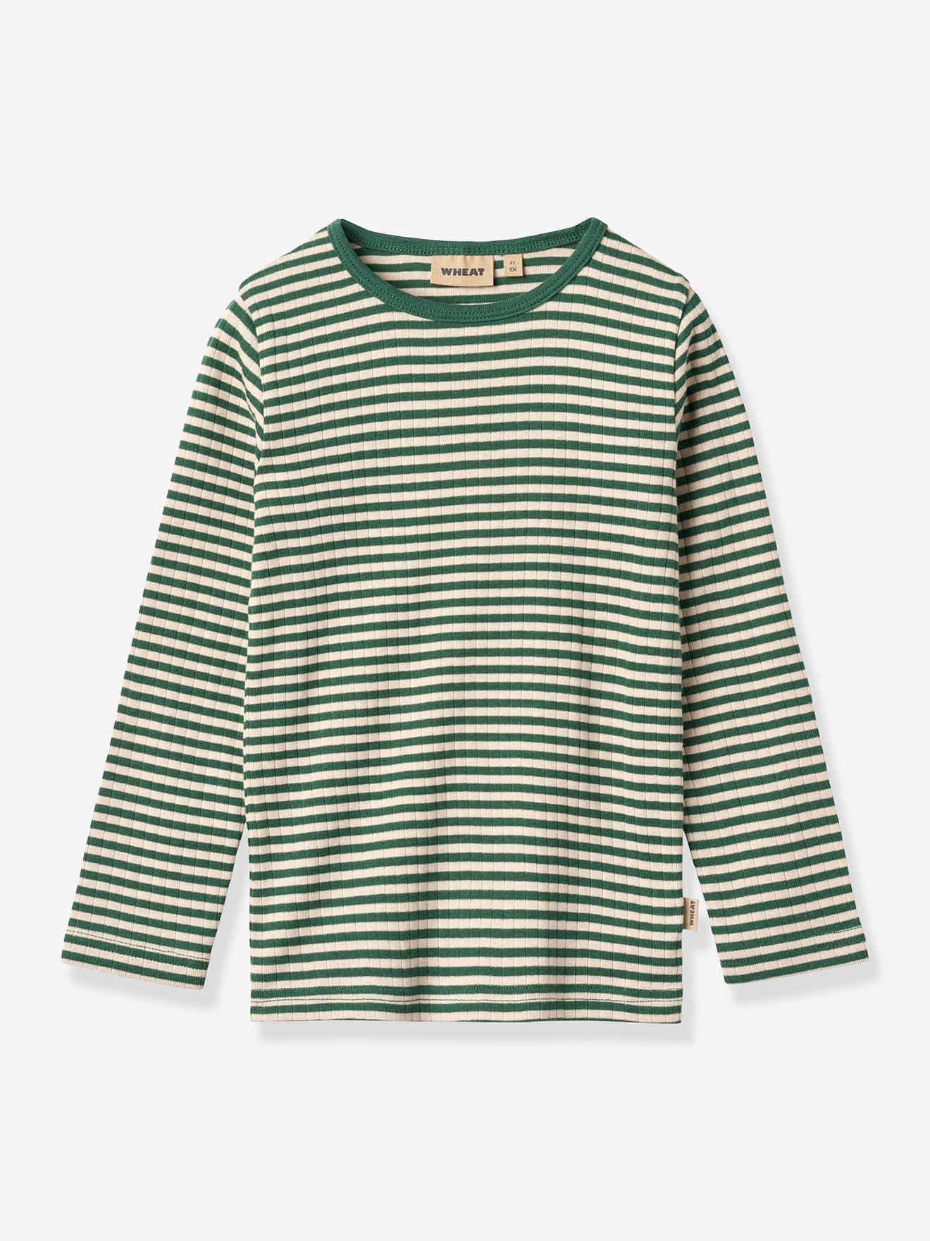 Rippshirt Streifen Jungen Wheat von Wheat