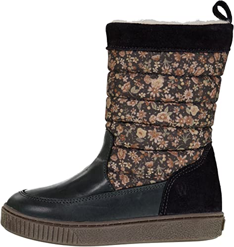 Wheat Footwear | Koa High Tex Winterstiefel für Kinder | Atmungsaktiv & Wasserdicht | Inside Zip, Warmes Wollfutter mit Tex-Membran | Black Granite Winter Flowers - EU 31 von Wheat