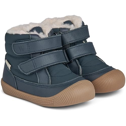 Wheat Kinderschuhe Lauflern-Stiefel Daxi Wolle Tex Baby Kleinkind Größen Unisex Jungen und Mädchen 50% Leder,50% Textil Atmungsaktiv, Wasserdicht von Wheat