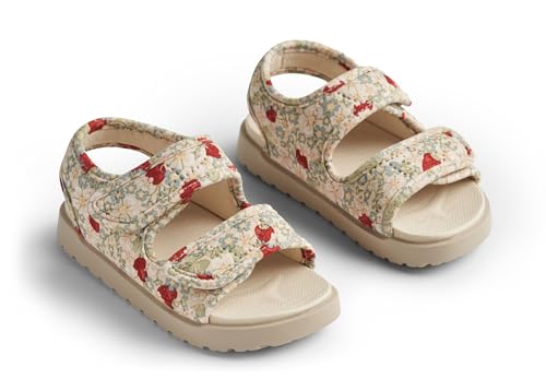 Wheat Kinderschuhe - Unisex - Zehenfreie Sandale Healy Print - 100% recyceltes Polyester von Wheat
