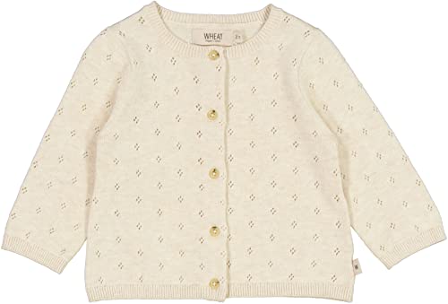 Wheat Mädchen Baby Kleinkind Strickjacke Maia 100% Biobaumwolle Öko Tex Standard 100 von Wheat