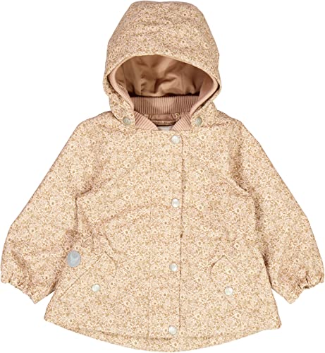 Wheat Mädchen Kleinkind Outdoor Ada Technical - 100% Wasserdicht Regenjacke, Rose Dust Flowers, 74/9m EU von Wheat