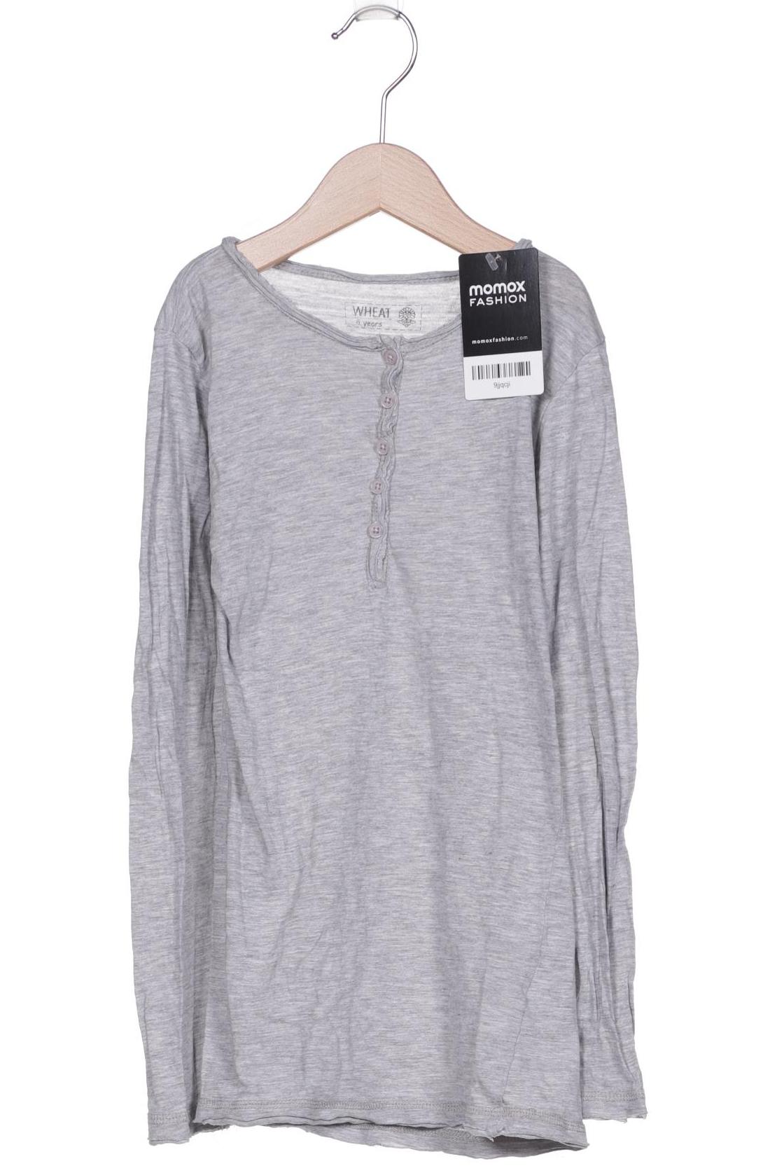 Wheat Mädchen Langarmshirt, grau von Wheat