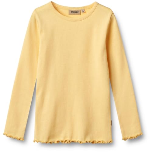 Wheat Mädchen Rib T-Shirt Langarm Ida GOTS Zertifiziert von Wheat