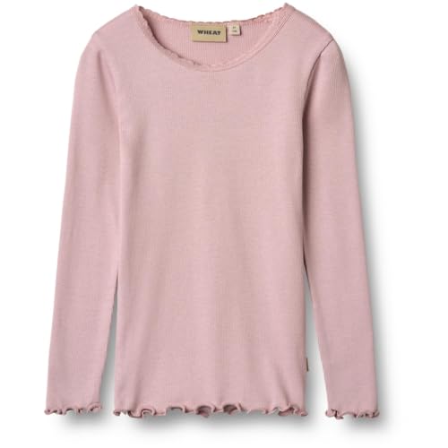 Wheat Mädchen Rib T-Shirt Langarm Reese Oeko-Tex Standard von Wheat