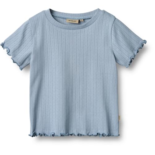 Wheat Mädchen Rib T-Shirt S/S Irene GOTS Zertifiziert von Wheat