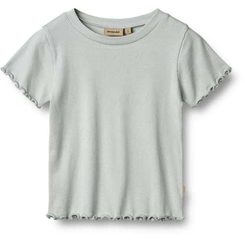 Wheat Mädchen Rib T-Shirt S/S Irene Oeko-Tex Standard von Wheat