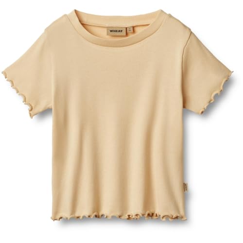 Wheat Mädchen Rib T-Shirt S/S Irene Oeko-Tex Standard von Wheat