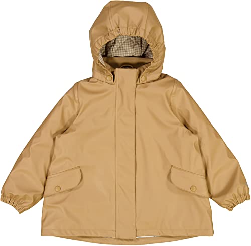 Wheat Mädchen Thermo Regenmantel Rika - 100% Wasserdicht Regenjacke, Cappuccino, 152/12y EU von Wheat