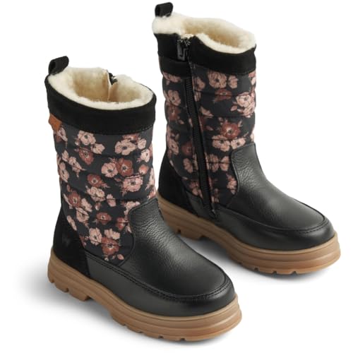 Wheat Mädchen Winterschuh Winterstiefel Koa Tex Wasserdicht-Atmungsaktiv Warm und Gefüttert, Black, 30 von Wheat
