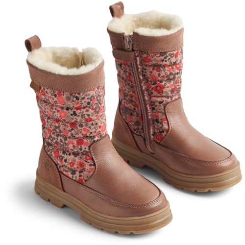 Wheat Mädchen Winterschuh Winterstiefel Koa Tex Wasserdicht-Atmungsaktiv Warm und Gefüttert, Dusty Rouge, 24 von Wheat