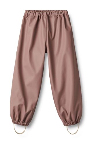 Wheat Regenhose Olo Hose Mädchen GRS recycelt Wasserdicht Winddicht, Dusty Lilac, 98/3y von Wheat