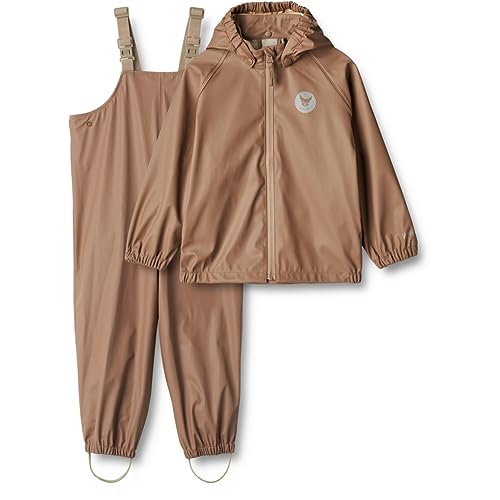 Wheat Regenset Jacke und Hose Charlie Junior Größen Unisex Jungen und Mädchen 100% recyceltes Poleyster Öko Tex Standard Wasserdicht, Winddicht Öko Tex Standard von Wheat