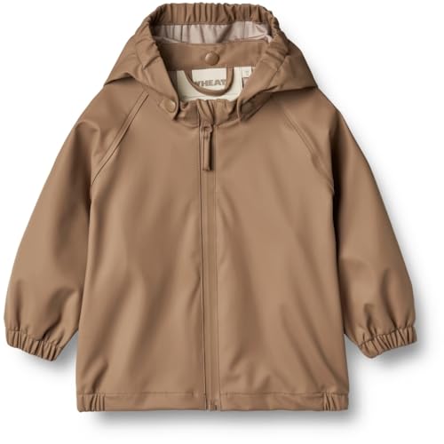 Wheat Regenwear Chardy Regenjacke Unisex GRS recycelt Wasserdicht Winddicht, Hazel, 110/5y von Wheat