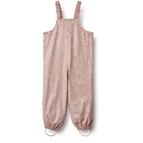 Wheat Regenwear Charlo Regenhose Mädchen GRS recycelt Wasserdicht Winddicht, Powder Flower Meadow, 110/5y von Wheat