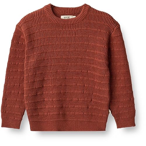 Wheat Strickpullover Pullover Petro Junior Größen Jungen 100% Bio-Baumwolle Öko Tex Standard von Wheat