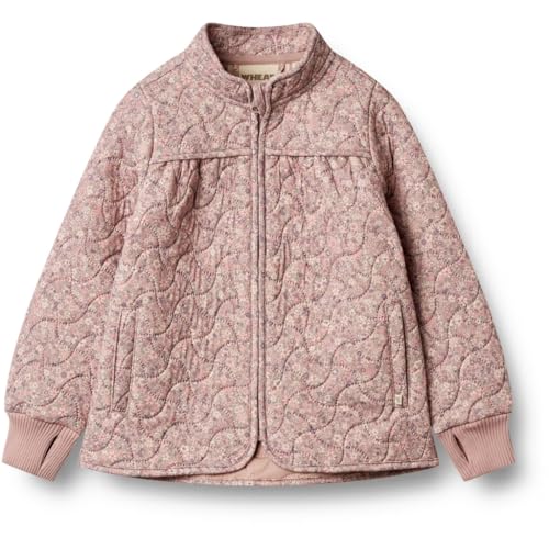 Wheat Thermo Jacke Thilde Mädchen GRS recycelt Atmungsaktiv Wasserabweisend, Powder Flower Meadow, 140/10y von Wheat