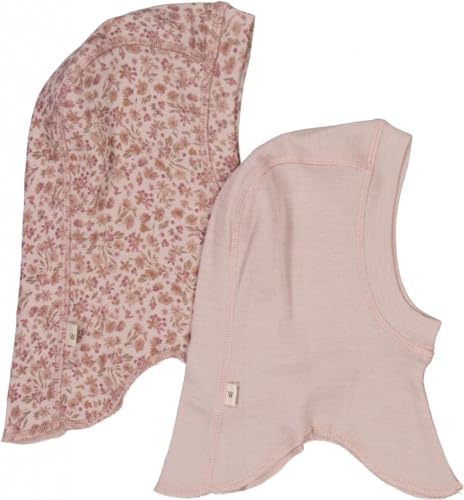 Wheat Unisex Baby 2 Wolle Sturmhaube Felix Balaclava, Powder, 0-3 Monate EU von Wheat