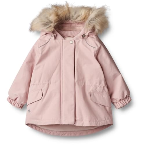 Wheat Unisex Jacke Skijacke Winterjacke Mathilde Tech GRS zertifiziert Wasserdicht Atmungsaktiv Winddicht, Jungen, Rose Frost, 92 von Wheat