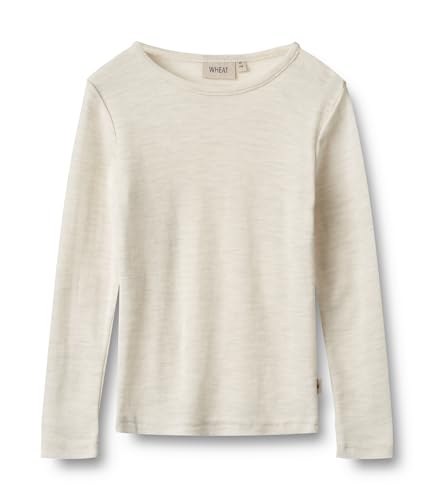 Wheat Unisex Merino Wolle T-Shirt Langarm Alfie Oeko-Tex von Wheat