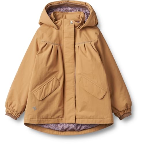 Wheat Unisex Winterjacke Skijacke Mimmi Tech GRS zertifiziert Wasserdicht Atmungsaktiv Winddicht, Mädchen, Ginger Bread, 104 von Wheat