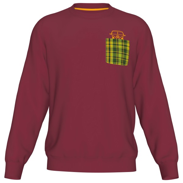 Wheeldom - Vanaufsherz - Pullover Gr L rot von Wheeldom