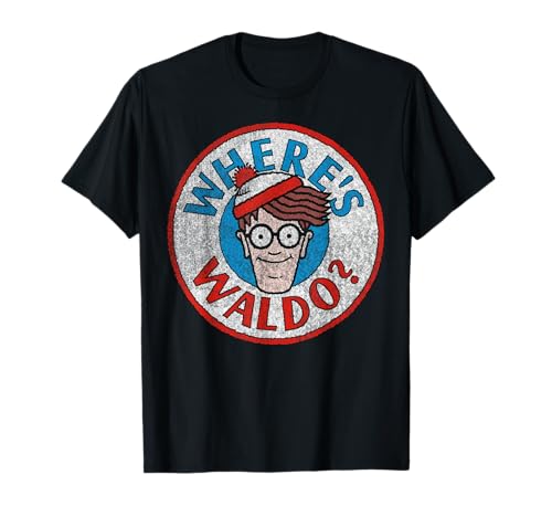 Where's Waldo Original Circle Portrait T-Shirt Where's Waldo Original Circle Portrait T-Shirt von Where's Waldo