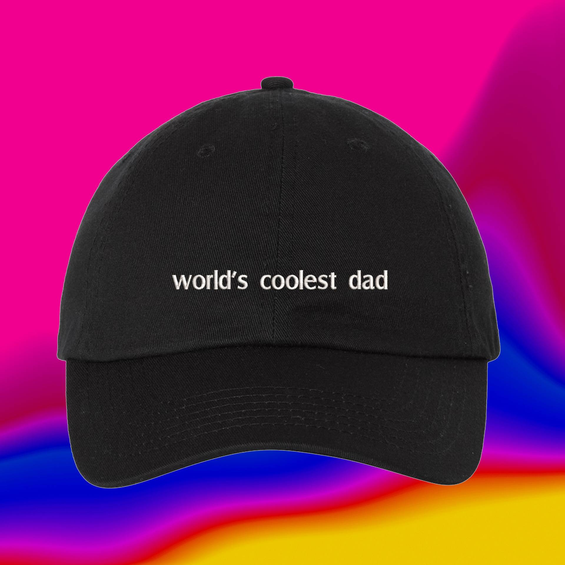 Der Coolste Dad-Hut Der Welt | Vatertagsmütze Papa Hut Geschenke Für Number One Dad Benutzerdefinierte Farbverstellbare Gestickte von WheredUGetThatHat