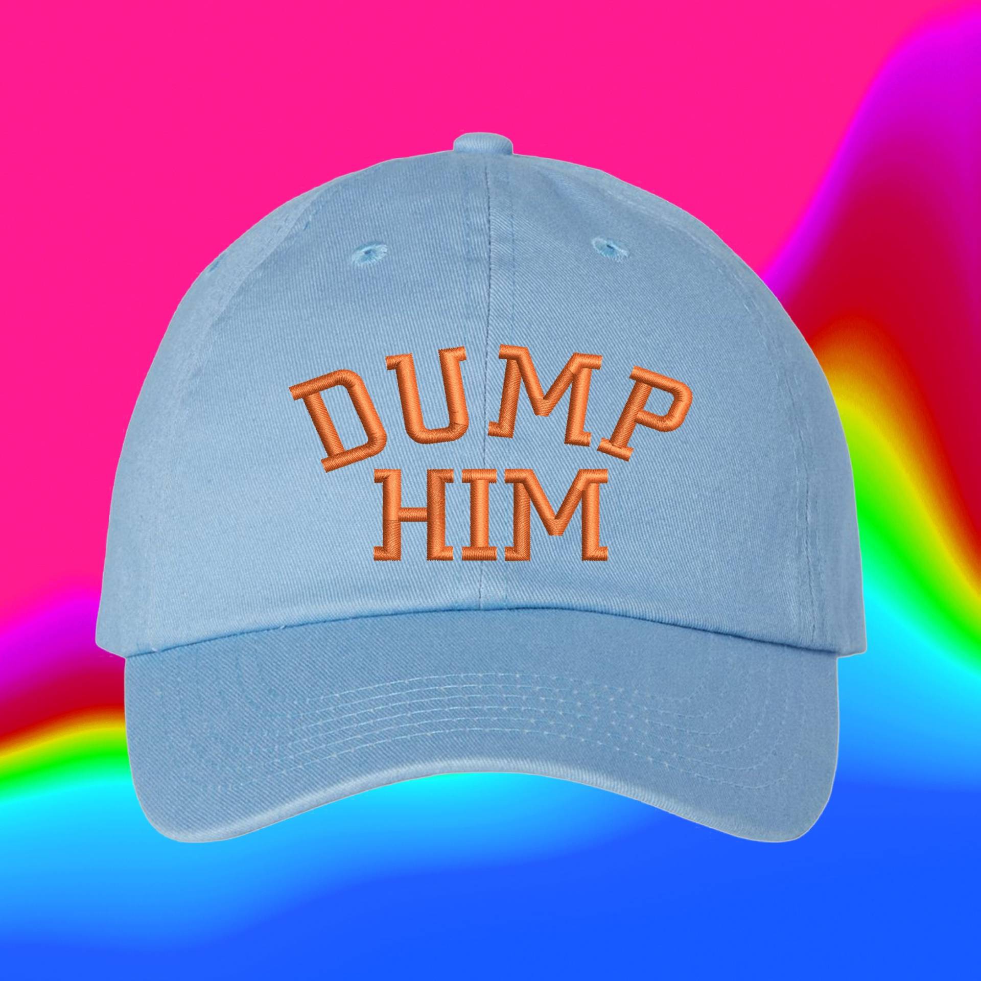 Dump Him Hut Britney Meme Inspirierter Retro 90Er Jahre Couture-stil Benutzerdefinierte Farbe Einstellbar Gestickter Dad-Hut Dump Him Hut Britney Meme Inspirierter Retro 90Er Jahre Couture-stil Benutzerdefinierte Farbe Einstellbar Gestickter Dad-Hut von WheredUGetThatHat
