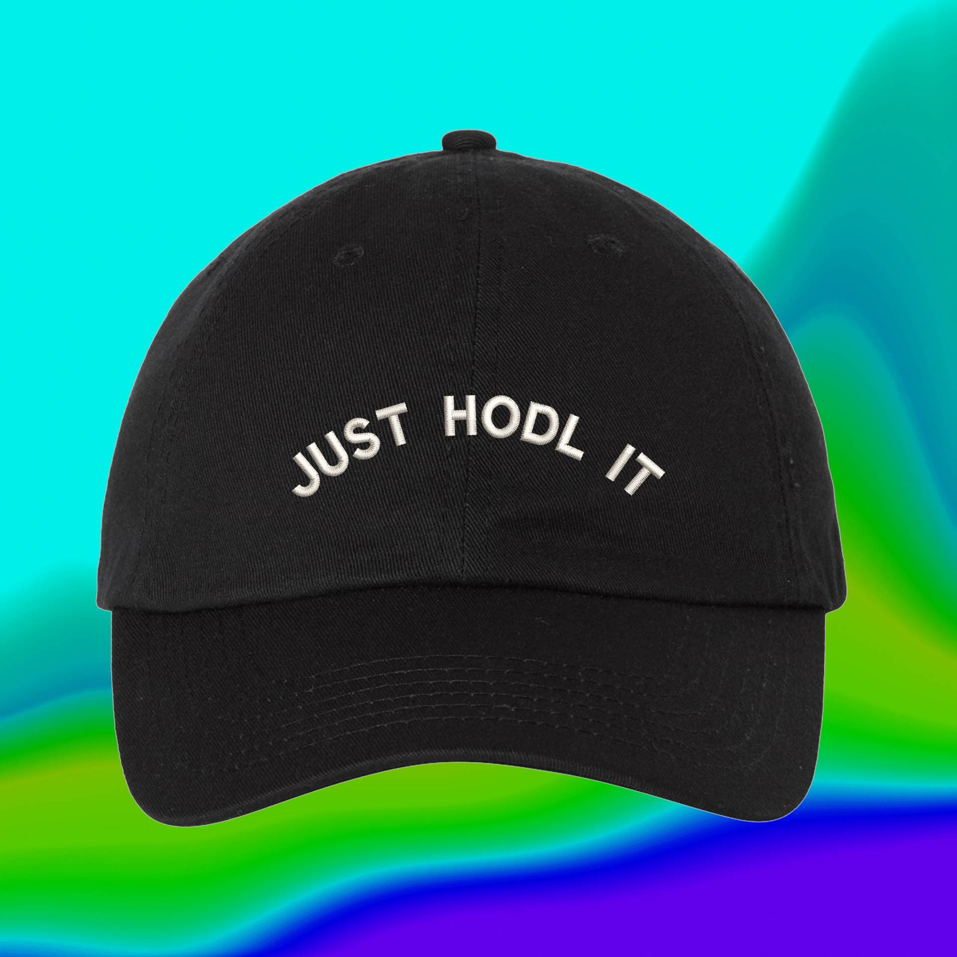 Einfach Hodl Es Hut | Währung Geschenk Benutzerdefinierte Farbverstellbare Gestickte Dad-Hut von WheredUGetThatHat