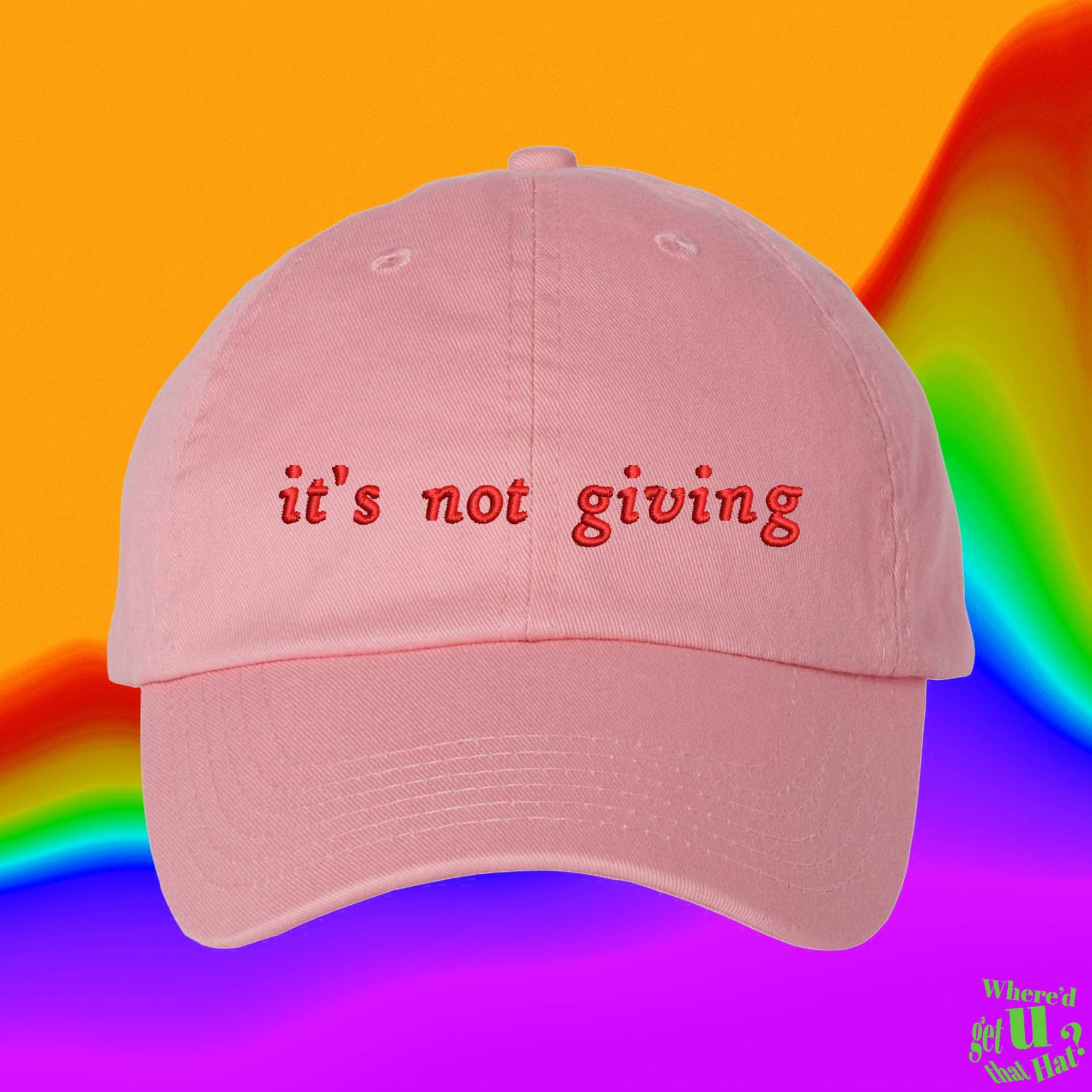 Es Gibt Keinen Hut | Bester Freund Geschenk Benutzerdefinierte Farbverstellbare Gestickte Dad-Hut von WheredUGetThatHat