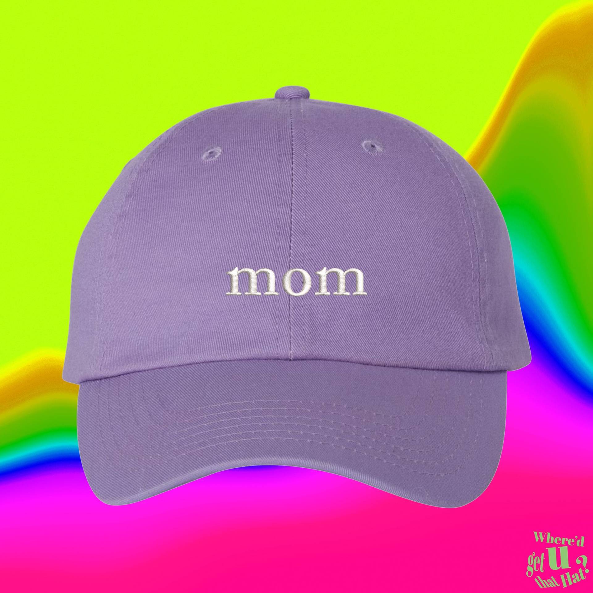 Mom Hat | Neue Geschenk Oma Hut Mama Zu Sein Mütter Geburtstag Farbverstellbarer Gestickter Dad-Hut von WheredUGetThatHat